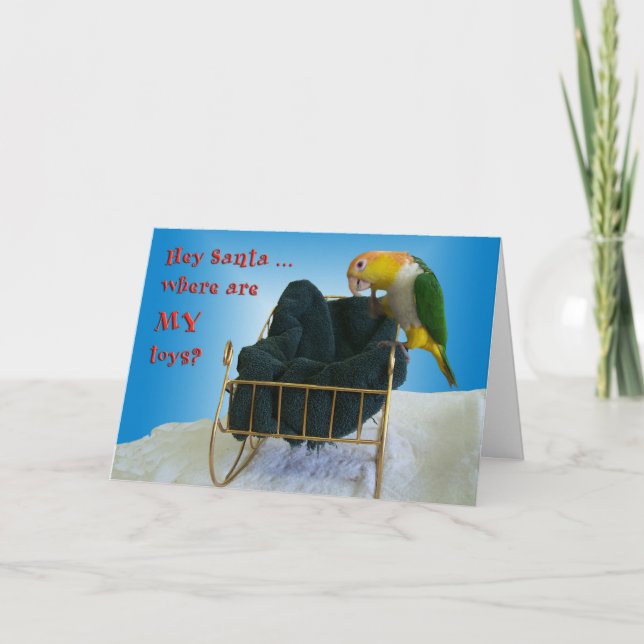 Hey Santa Holiday Card (Front)