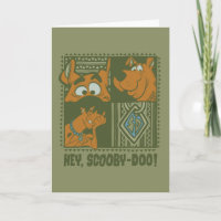 Hey Scooby-Doo Tribal Square Graphic