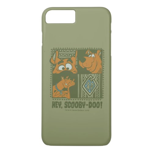 Hey Scooby_Doo Tribal Square Graphic iPhone 8 Plus7 Plus Case