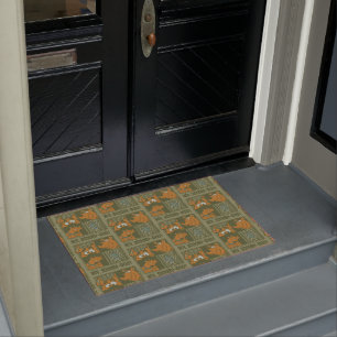 Hey Scooby-Doo Tribal Square Graphic Doormat