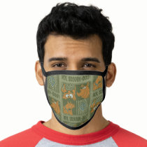 Hey Scooby-Doo Tribal Square Graphic Face Mask