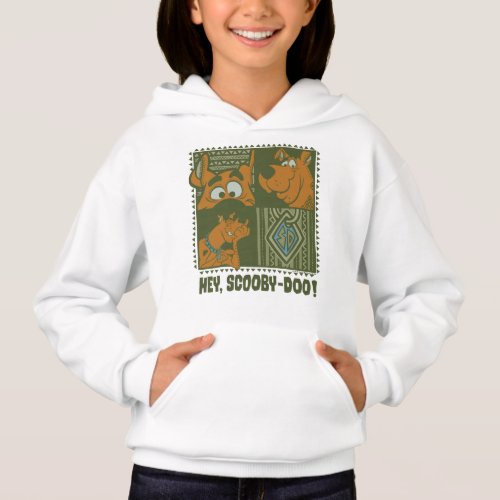 Hey Scooby_Doo Tribal Square Graphic Hoodie
