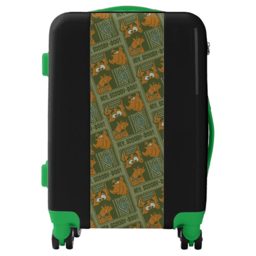 Hey Scooby_Doo Tribal Square Graphic Luggage
