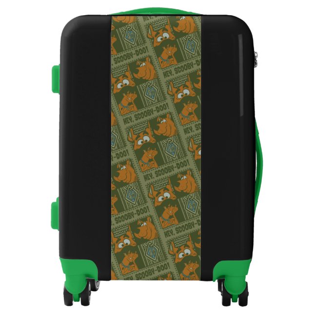 Hey Scooby-Doo Tribal Square Graphic Luggage (Front)