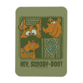 Scooby-Doo With Pizza Slice Magnet