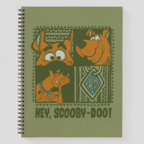 Hey Scooby-Doo Tribal Square Graphic Notebook