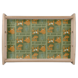Hey Scooby-Doo Tribal Square Graphic Serving Tray