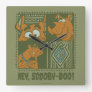 Hey Scooby-Doo Tribal Square Graphic Square Wall Clock