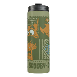 Hey Scooby-Doo Tribal Square Graphic Thermal Tumbler