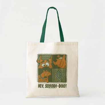 Hey Scooby-Doo Tribal Square Graphic Tote Bag