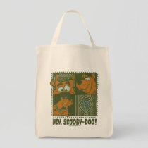 Hey Scooby-Doo Tribal Square Graphic Tote Bag