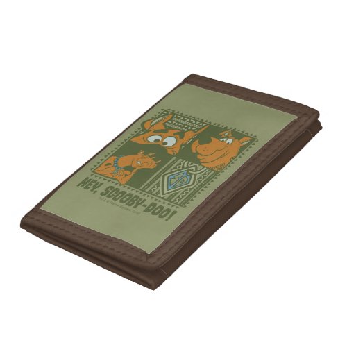Hey Scooby_Doo Tribal Square Graphic Trifold Wallet