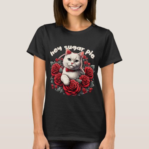 hey sugar pie T_shirt funny shirtflower shirt