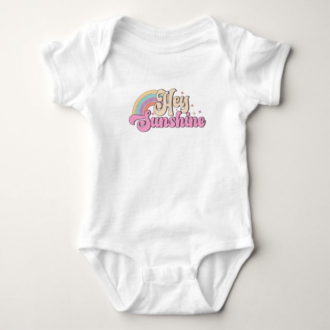 Hey Sunshine Baby Bodysuit (Front)
