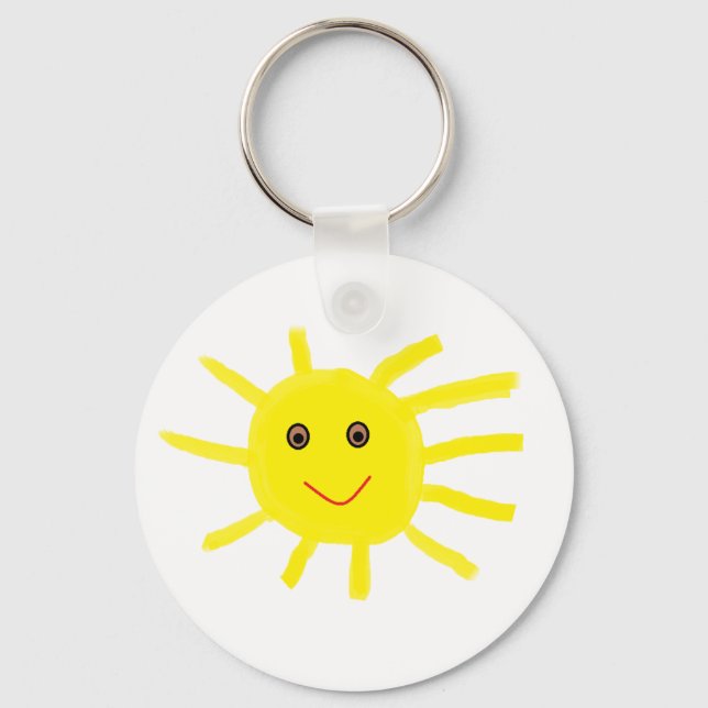 Hey Sunshine Keychain (Front)