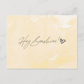 Hey Sunshine Postcard