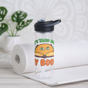 Hey Taco Bout My Book Fun Author Promotion  Water Bottle