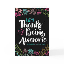 Hey! Thanks for Being Awesome!