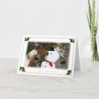 Hey, that's my nose! holiday card