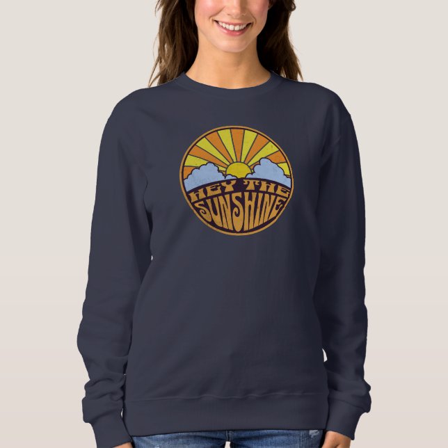 Hey The Sunshine Groovy Sunrise Sweatshirt (Front)