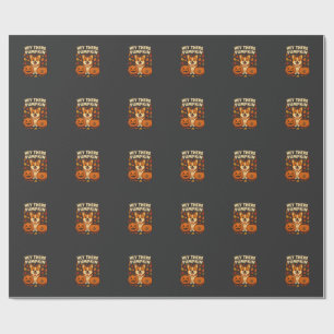 Hey There Pumpkin Corgi Halloween Pumpkins Autumn  Wrapping Paper