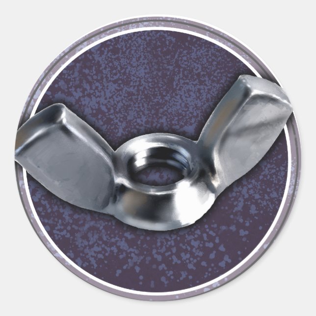 Hey Wingnuts! Classic Round Sticker (Front)