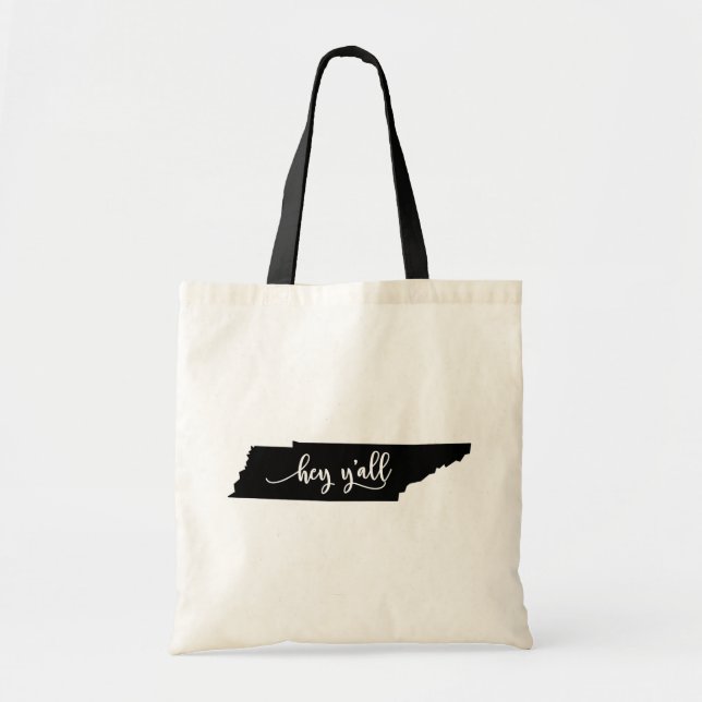 Hey Y'all Grocery Tote (Front)