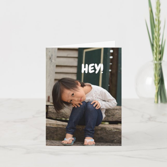 HEY YOU FRIENDSHIP CARD (Front)