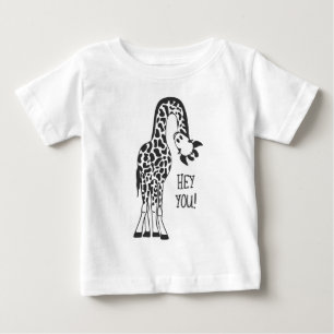 Hey You! Giraffe Baby T-Shirt