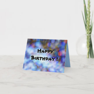 Hey You on Bokeh Style Folded Greeting Card