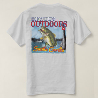 HeyCuz Outdoors Satilla Gorilla Bass Design T-Shirt