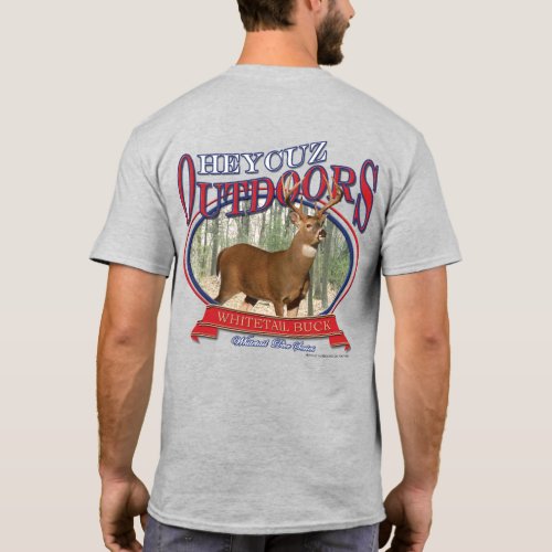HeyCuz Outdoors Whitetail Buck T_Shirt