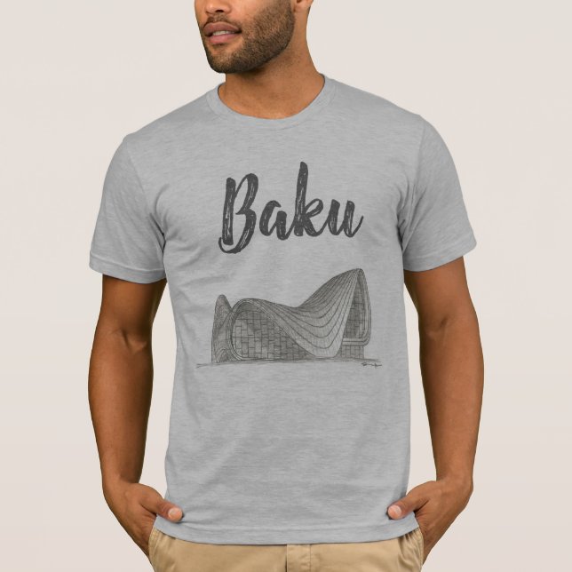 Heydar Aliyev Center, Baku, Azerbaijan T-Shirt (Front)