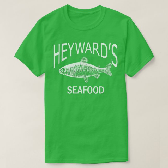Heywards Seafood Outer Banks North olina OBX T-Shirt (Design Front)