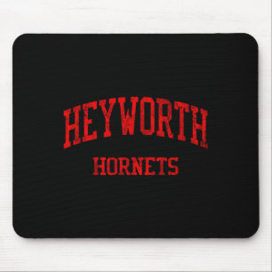 Heyworth High School Hs Heyworth Il Vintage Srts Mouse Pad