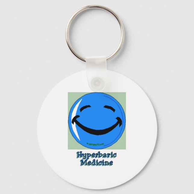 HF Hyperbaric Medicine Keychain (Front)