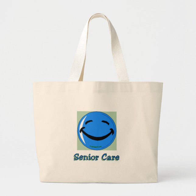 HF Senior Care Large Tote Bag (Front)