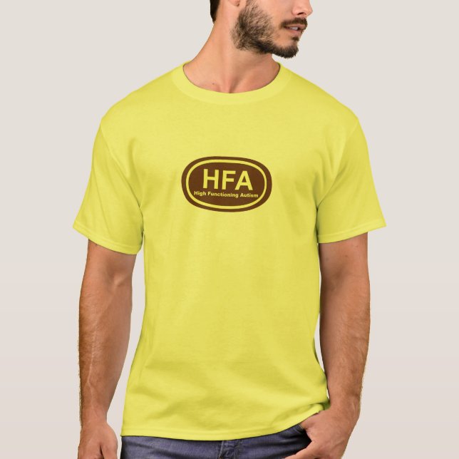 "HFA" High Functioning Autism T-Shirt (Front)