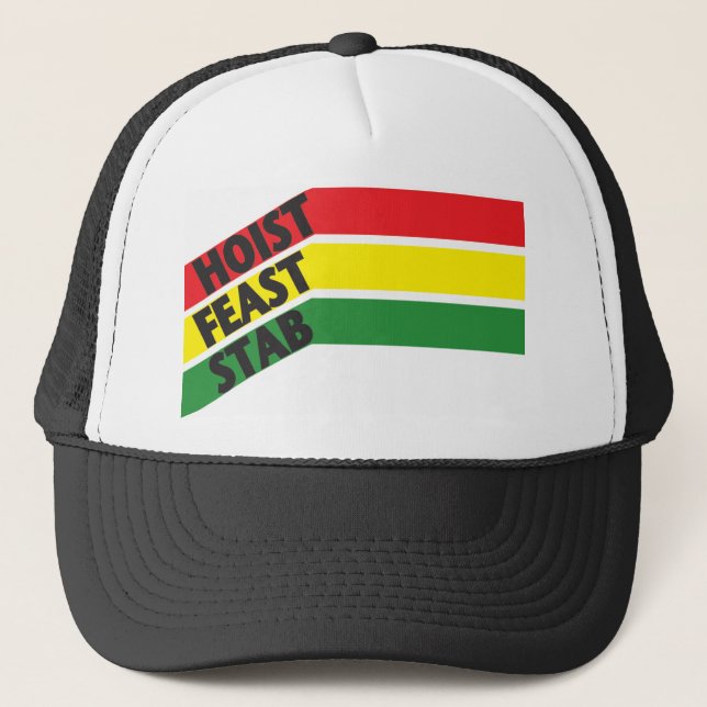 HFS hat-rasta Trucker Hat (Front)