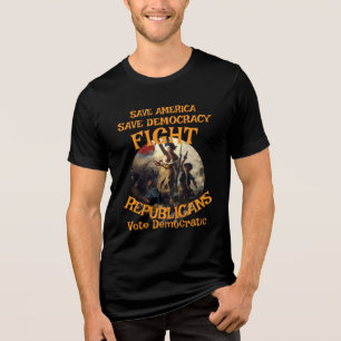 HG CBP WHITE HOUSE MIXED MARTIAL ARTS CAGE FIGHT T Tri-Blend SHIRT