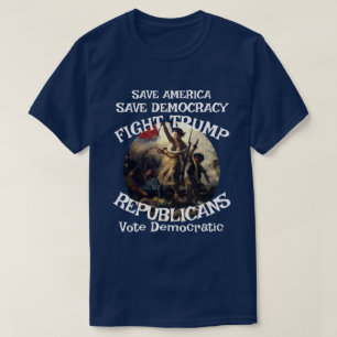 HG USA American Political Election Vote Flag T-Shirt