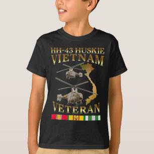 Hh 43 Huskie Helicopter Vietnam Veteran Hh-43 Viet T-Shirt