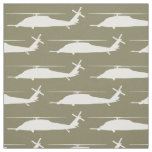 HH-60 Pave Hawk Silhouette Pattern Fabric