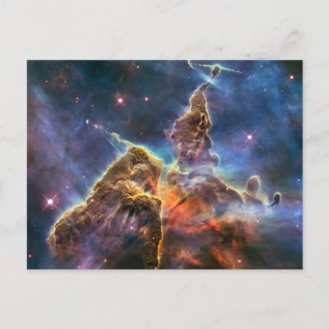 HH 901 and HH 902 in the Carina Nebula Postcard (Front)