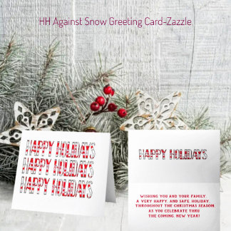 HH Against Snow Holiday Card