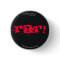 HHN Rar! 1" Black Round Button