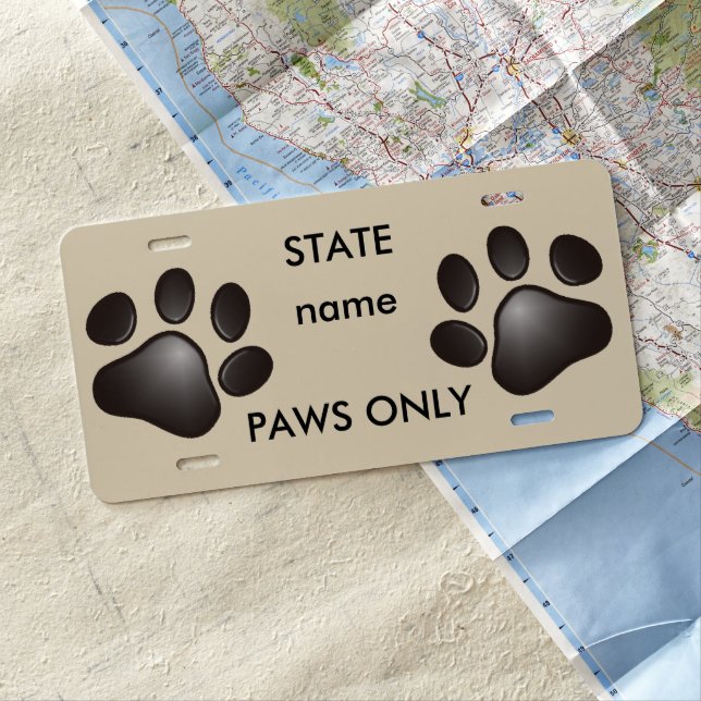 HI4PAW club License Plate (In Situ)