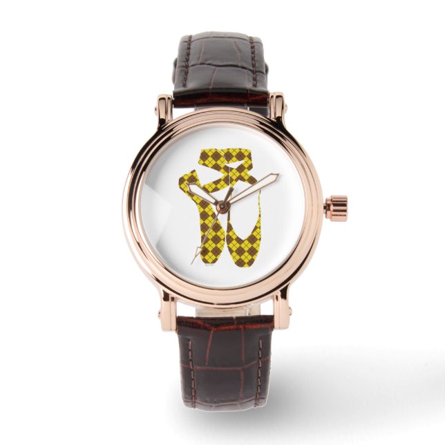 HI54DANCE Team Pointe Argyle Watch (Front)