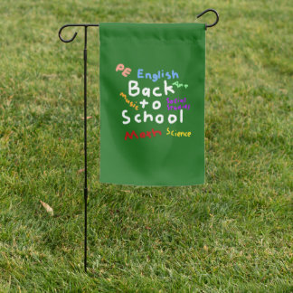 HI54EDU Back to School Garden Flag