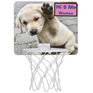 Hi 5 Me Woman Mini Basketball Hoop